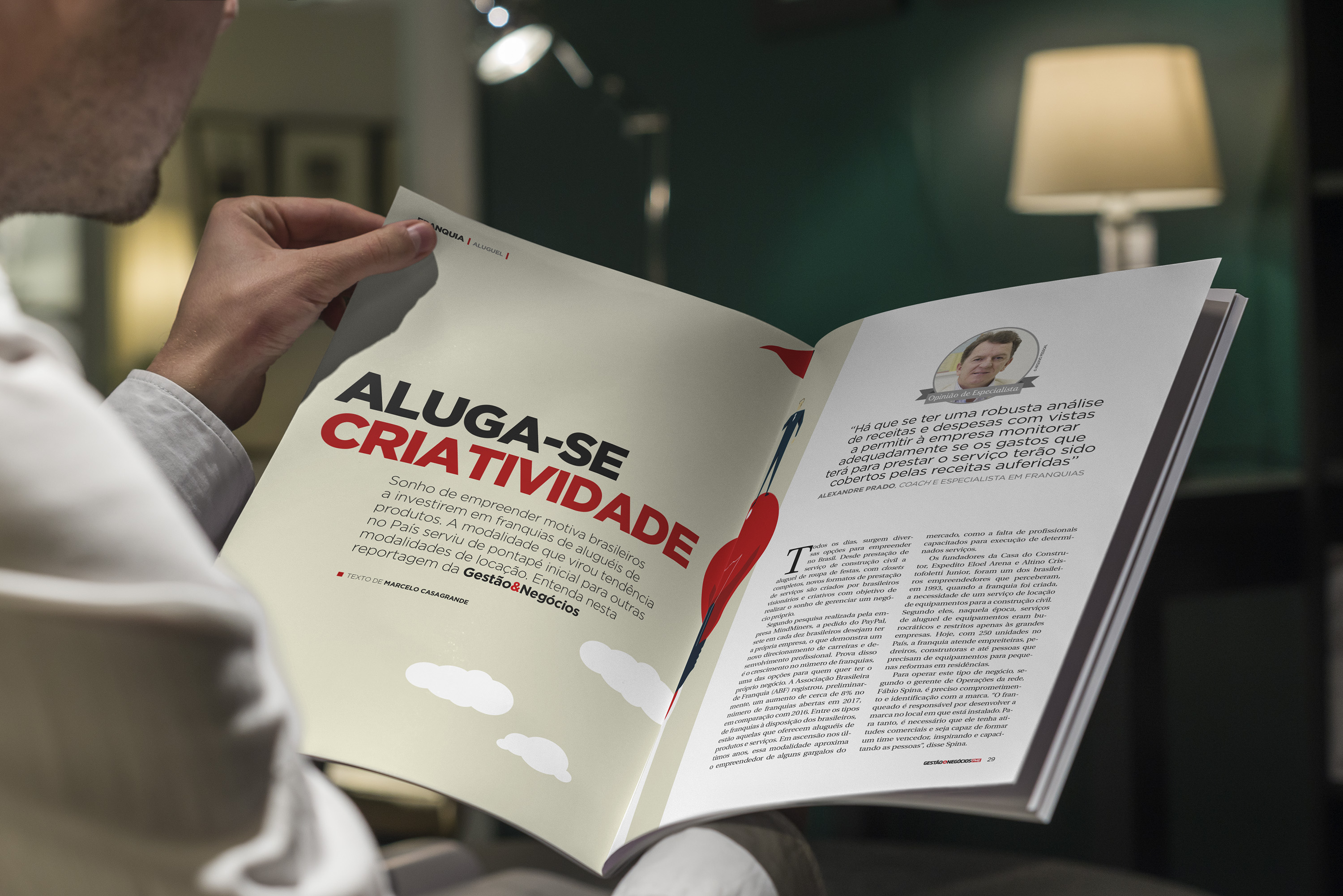 Projeto editorial Revista Gestão e Negócios